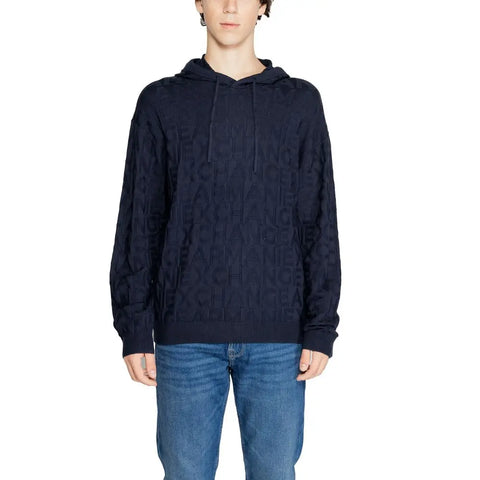 Blue Viscose Sportswear Armani Exchange