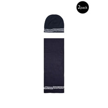 Blue Polyamide Scarf Armani Exchange