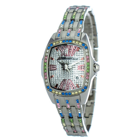 Chronotech Silver Stainless Steel Watch