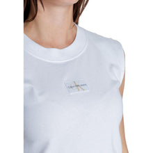 Calvin Klein Jeans White Cotton T-Shirt