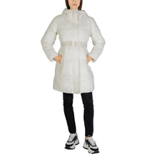 Cream Nylon Jackets & Coat Calvin Klein Jeans