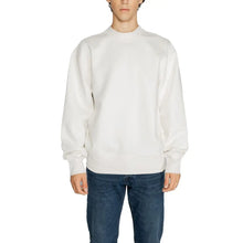 White Recycled Cotton Sweatshirt Calvin Klein Jeans