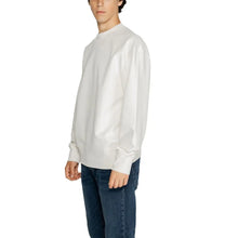 White Recycled Cotton Sweatshirt Calvin Klein Jeans