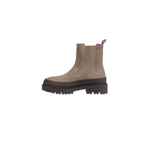 Tommy Hilfiger Beige Suede Leather Ankle