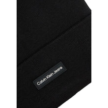 Calvin Klein Jeans Black Recycled Polyester Caps Baseball Hat