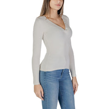 Guess Cream Viscose Long Sleeve