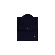 Tommy Hilfiger Blue Cotton Scarf