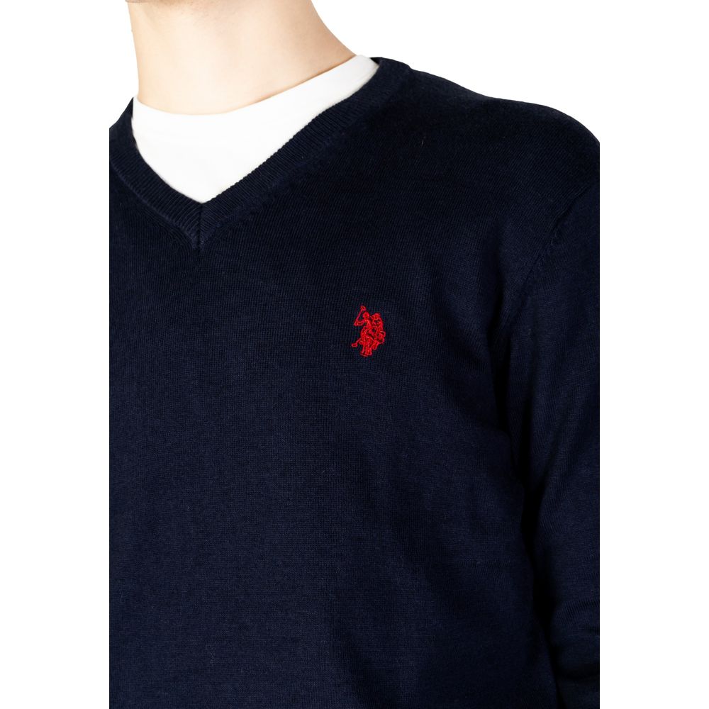 U.S. POLO ASSN. Blue Cotton Cashmere Sweater
