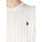 U.S. POLO ASSN. White Cotton Sweatshirt