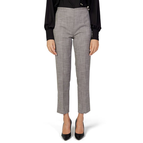 Sandro Ferrone Beige Polyester Pant