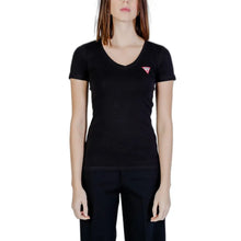 Black Cotton T-Shirt Guess
