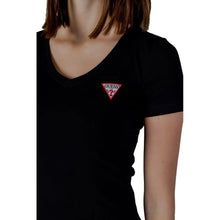 Black Cotton T-Shirt Guess