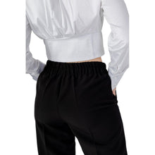 Sandro Ferrone Black Polyester Pant