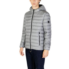 Gianni Lupo Gray Polyamide Jackets & Coat