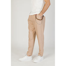 Gianni Lupo Beige Polyester Pant