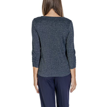 Blue Polyester Long Sleeve Street One