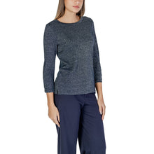 Blue Polyester Long Sleeve Street One