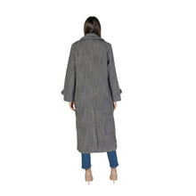 Vila Clothes Black Polyester Coat