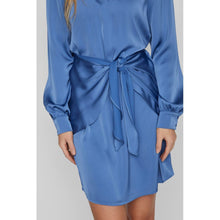 Blue Recycled Polyester Short Vila Clothes