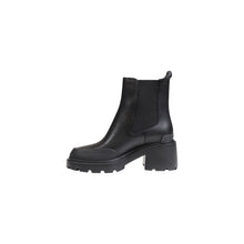 Tommy Hilfiger Jeans Black Leather Ankle