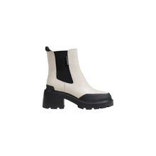Beige Leather Ankle Tommy Hilfiger Jeans