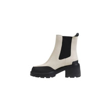 Beige Leather Ankle Tommy Hilfiger Jeans