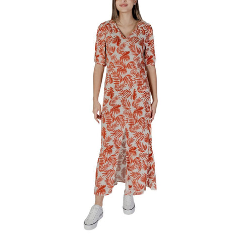 B.Young Red Viscose Long
