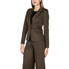 ICHI Green Polyester Blazer