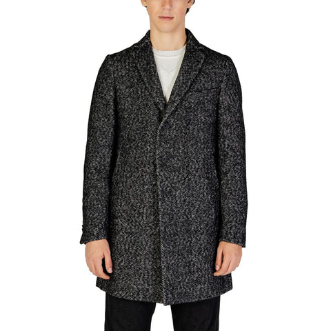 Hamaki-Ho Black Polyester Coat