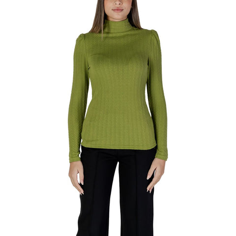 B.Young Green Polyester Long Sleeve
