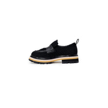 ASH Black Leather Platform