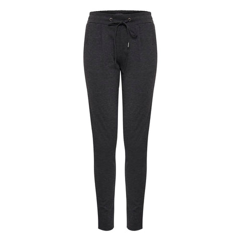 ICHI Gray Polyester Pant