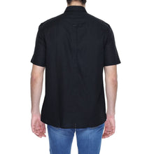 Black Linen Shortsleeve Antony Morato