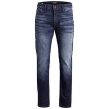 Jack Jones Blue Cotton Relaxed Fit Jean