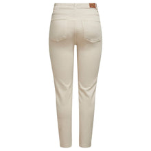 Only Beige Cotton Mom Jean