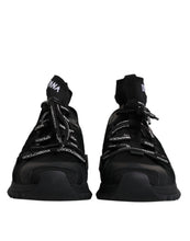 Dolce & Gabbana Black Sorrento Logo Men Sneakers Socks Shoes