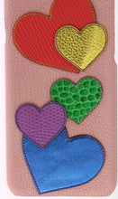 Pink Leather Heart Phone Cover Dolce & Gabbana