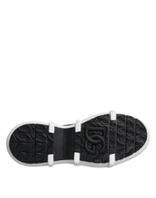 Dolce & Gabbana Black Nylon Galileo High Top Sneakers Shoes