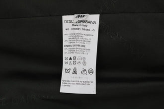 Black STAFF Cotton Striped Vest Dolce & Gabbana
