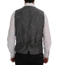 Gray STAFF Cotton Striped Vest Dolce & Gabbana