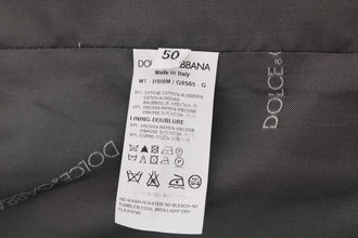 Gray STAFF Cotton Striped Vest Dolce & Gabbana
