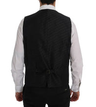 Gray STAFF Cotton Striped Vest Dolce & Gabbana