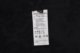 Black STAFF Wool Striped Vest Dolce & Gabbana