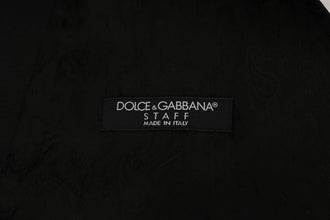 Black STAFF Cotton Vest Dolce & Gabbana