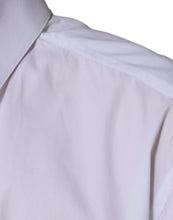 Dolce & Gabbana White Cotton Long Sleeve GOLD Dress Shirt