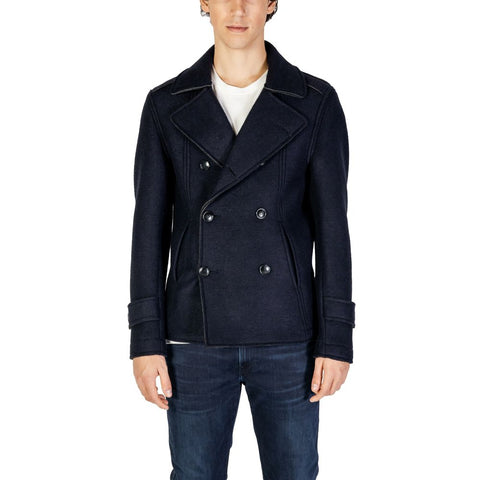 Hydra Clothing Blue Viscose Jackets & Coat