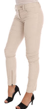 Beige Slim Jeans Corduroy Skinny Pants Ermanno Scervino