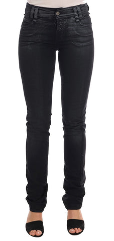 Gray Wash Cotton Stretch Regular Fit Jeans John Galliano