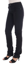 Black Cotton Denim Stretch Regular Fit Jeans John Galliano
