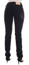 Black Cotton Denim Stretch Regular Fit Jeans John Galliano